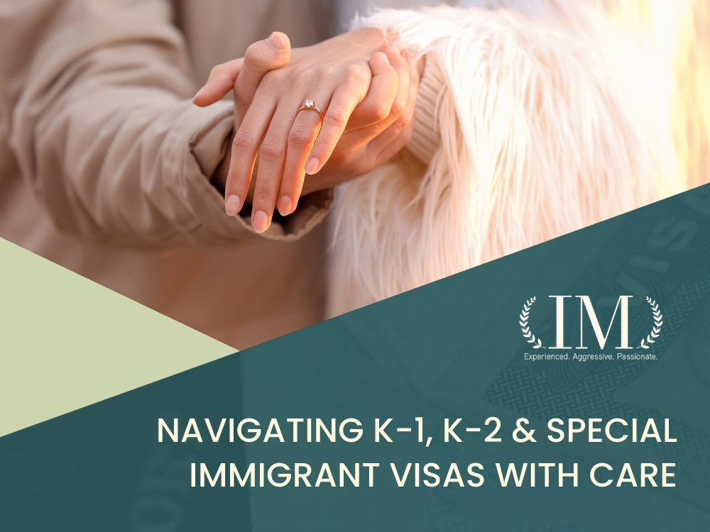 Fiance And Spousal Visas - Navigating K-1 K-2 and Special Immigrant Visas - Irene Mugambi Law